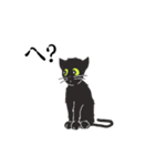 黒猫スタイル（個別スタンプ：23）