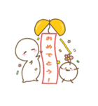 まろべえとはなまる～素直な気持ち～（個別スタンプ：3）