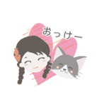 表情ゆたかな ねことこどもたちのスタンプ（個別スタンプ：12）