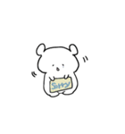 しろぼうやとしろうさぎ（個別スタンプ：4）