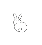 しろぼうやとしろうさぎ（個別スタンプ：28）
