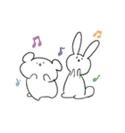 しろぼうやとしろうさぎ（個別スタンプ：30）