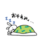 ウサギのじんさん使えるスタンプ（個別スタンプ：3）