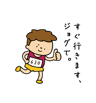 【男子】陸上部あるある（個別スタンプ：11）