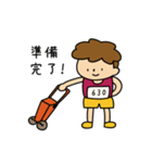 【男子】陸上部あるある（個別スタンプ：14）