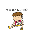 【男子】陸上部あるある（個別スタンプ：26）