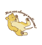 もっと！ちびらいおんちゃん（個別スタンプ：4）