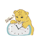 もっと！ちびらいおんちゃん（個別スタンプ：8）