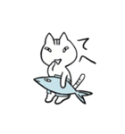 ネコは魚が大好き（個別スタンプ：3）