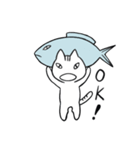 ネコは魚が大好き（個別スタンプ：6）