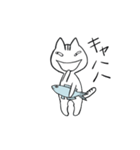 ネコは魚が大好き（個別スタンプ：9）
