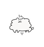 浮いてるポメラニアン（個別スタンプ：3）