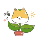 葉のねこ（個別スタンプ：1）