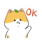 葉のねこ（個別スタンプ：2）