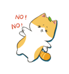葉のねこ（個別スタンプ：21）