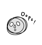 奇妙な顔-Eng（個別スタンプ：6）