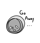 奇妙な顔-Eng（個別スタンプ：10）