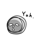 奇妙な顔-Eng（個別スタンプ：13）