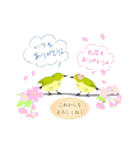 鳥が運ぶスタンプ（個別スタンプ：8）