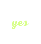 YES集（個別スタンプ：3）