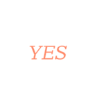 YES集（個別スタンプ：7）