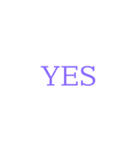 YES集（個別スタンプ：9）
