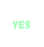 YES集（個別スタンプ：12）