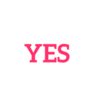YES集（個別スタンプ：15）