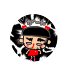 可愛くて癒される❤ぶちゃかわ❤愛ちゃん（個別スタンプ：20）