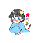 おんなのこといろいろ（個別スタンプ：1）