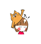 おんなのこといろいろ（個別スタンプ：9）