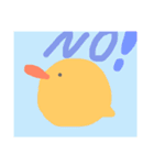 陽気なひよこ 言葉あり（個別スタンプ：4）