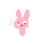 かわいいおめめのうさぎちゃん（個別スタンプ：3）