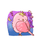 いちごのインコ（個別スタンプ：2）