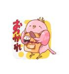 いちごのインコ（個別スタンプ：20）