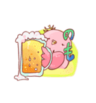 いちごのインコ（個別スタンプ：27）