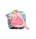 いちごのインコ（個別スタンプ：37）