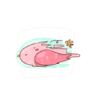 いちごのインコ（個別スタンプ：38）