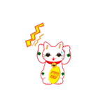 四葉招き猫（個別スタンプ：29）