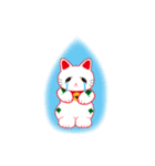 四葉招き猫（個別スタンプ：30）