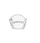 手帳風スタンプ〜White〜（個別スタンプ：11）