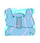ゆるだら動物（個別スタンプ：4）