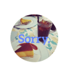 カフェ英語メッセージ（個別スタンプ：3）