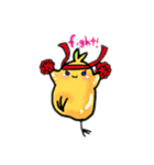 ゆるいらっきょうな鳥（個別スタンプ：7）