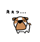 ぶさかわブルドッグごんざぶろう（個別スタンプ：3）