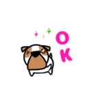 ぶさかわブルドッグごんざぶろう（個別スタンプ：21）