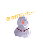 雪だるまでおしゃべり（個別スタンプ：4）