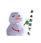 雪だるまでおしゃべり（個別スタンプ：13）