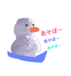 雪だるまでおしゃべり（個別スタンプ：24）