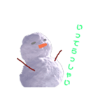 雪だるまでおしゃべり（個別スタンプ：27）